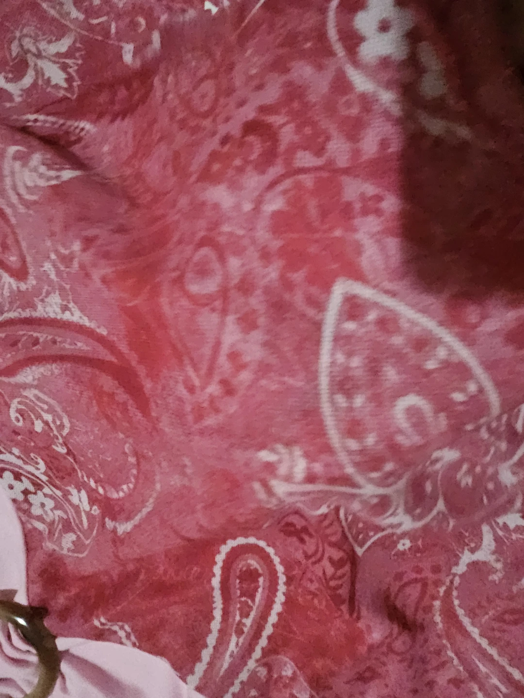 Pink paisley print top - photo 2