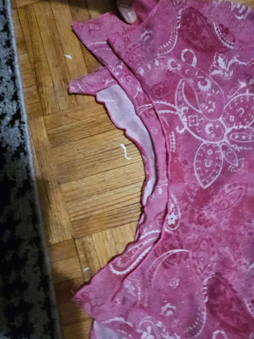 Pink paisley print top - photo 5