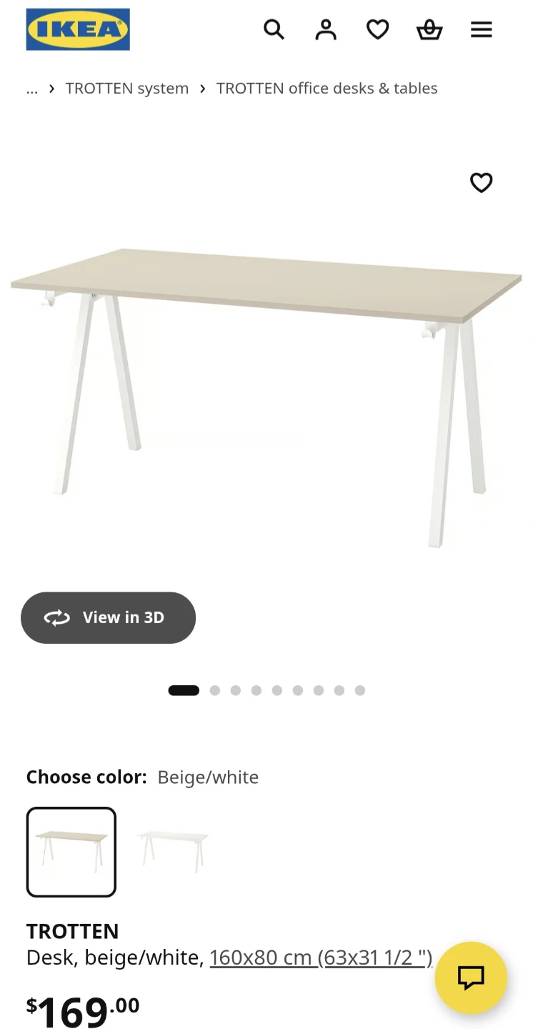 IKEA TROTTEN Desk