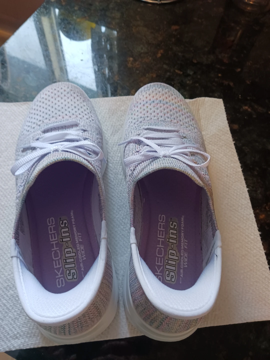 Skechers Slip-Ins Air Cooled Memory Foam Wide Fit Sneakers