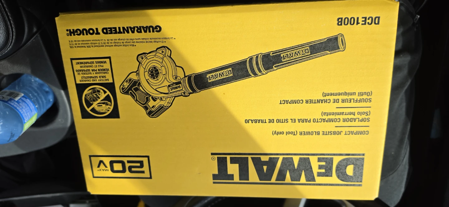 new in box DEWALT DCE100B 20V MAX Compact Jobsite Blower