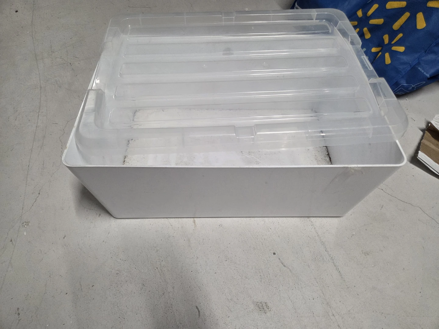 Clear Plastic Storage Bin with Lid - photo 4