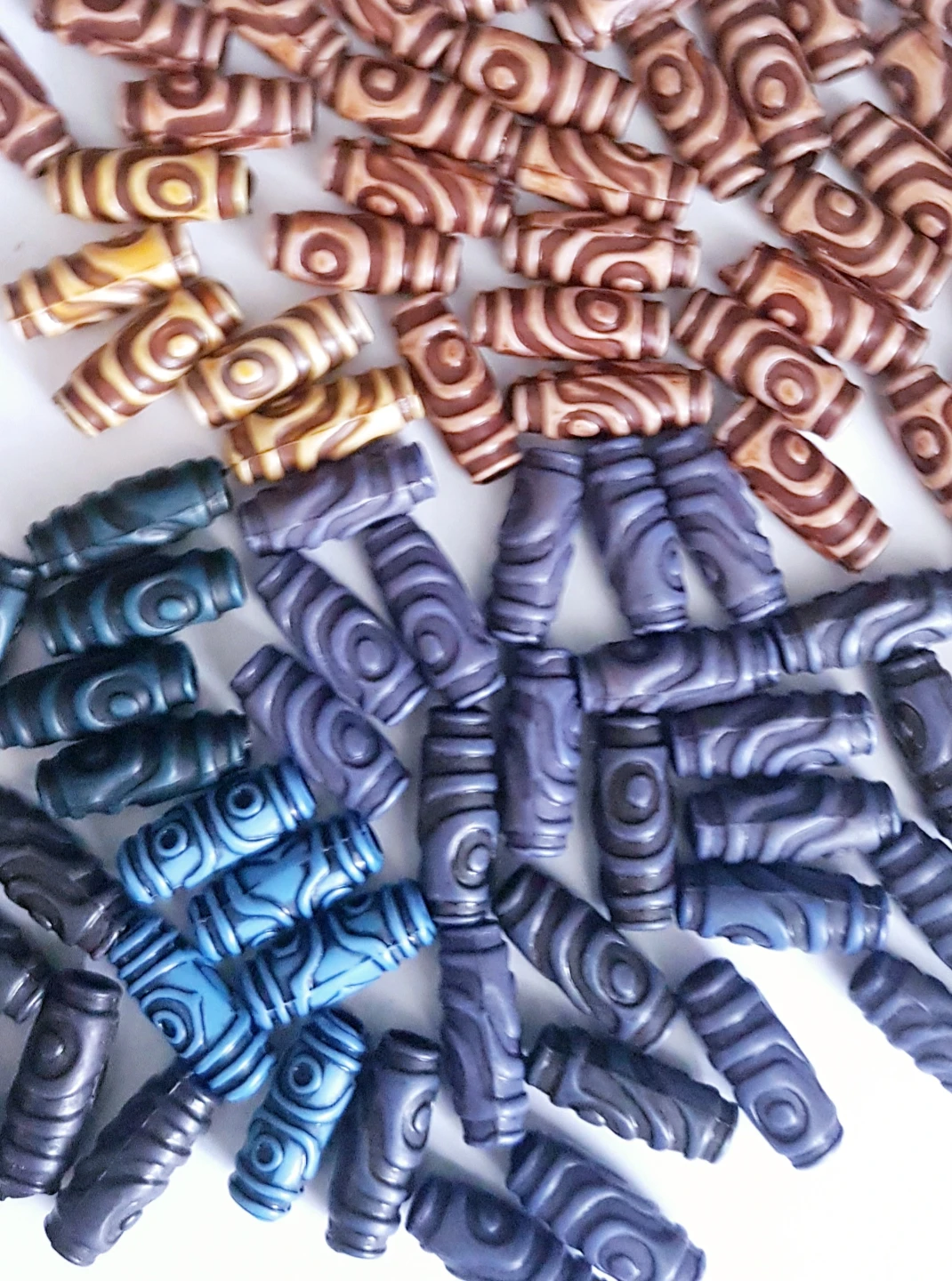 Mixed lot of 70 of large beads - photo 2