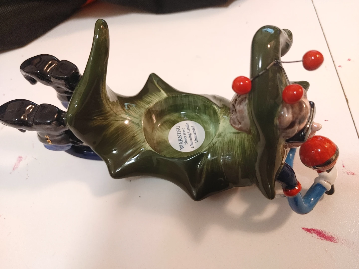 Ceramic Candle Holder Figurine - photo 2