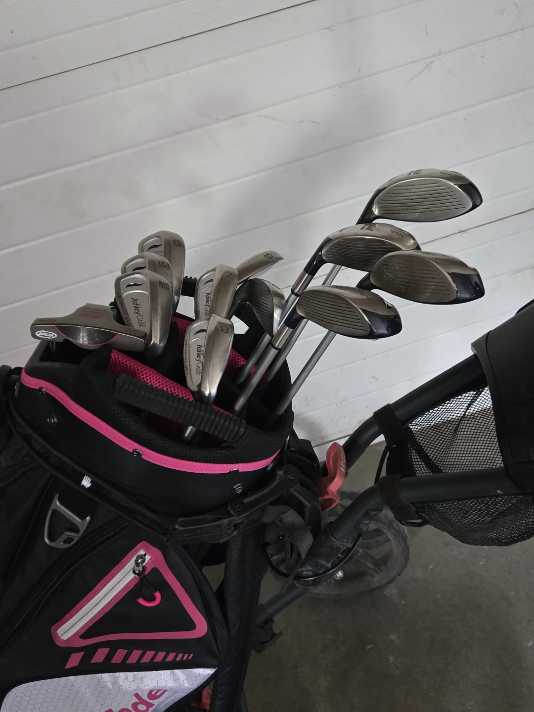 Ashley Golf Club Set/Clicgear Pull Cart/Taylormade Cart Bag - photo 3