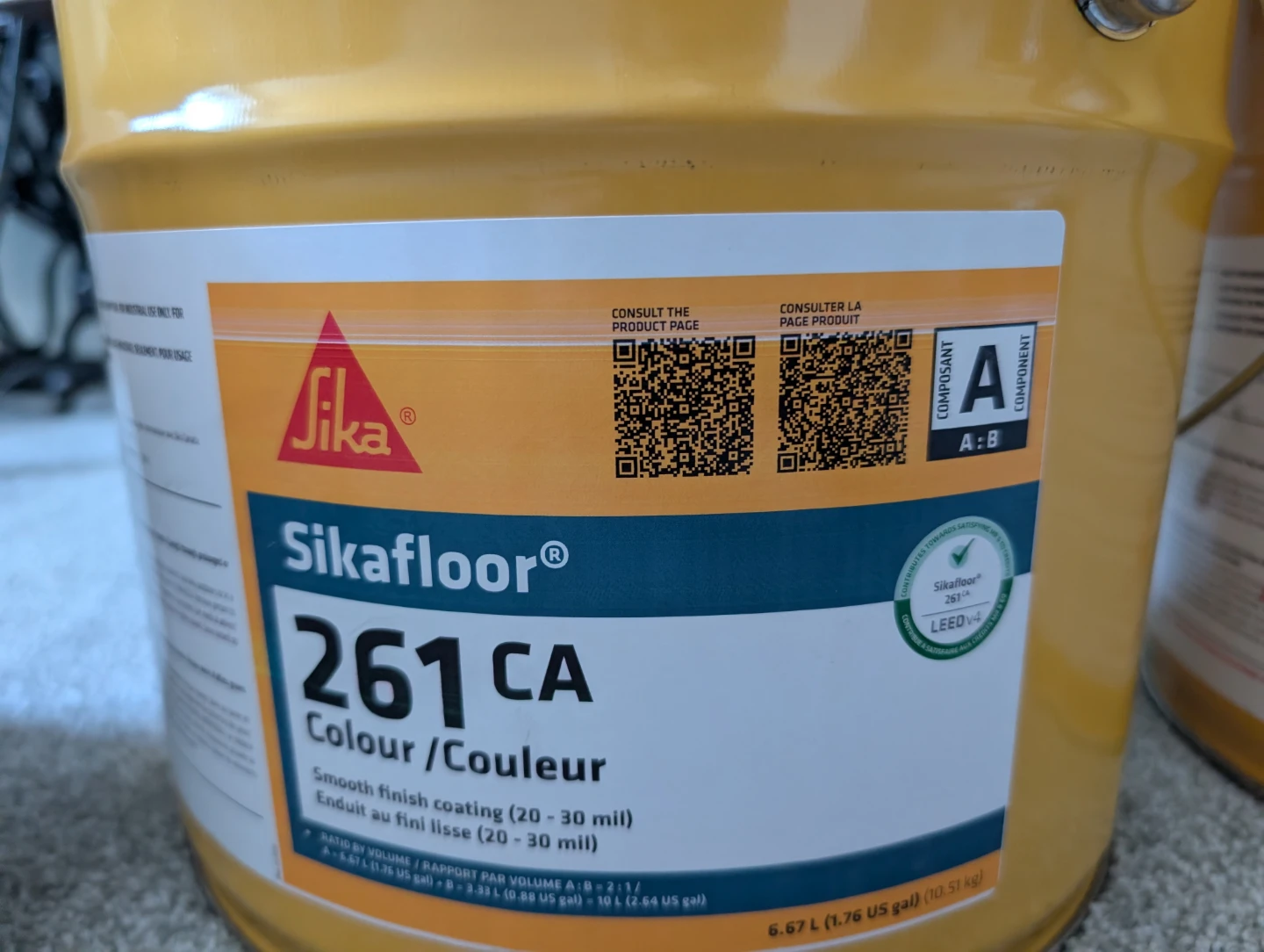 Sikafloor 261 CA Smooth Finish Coating