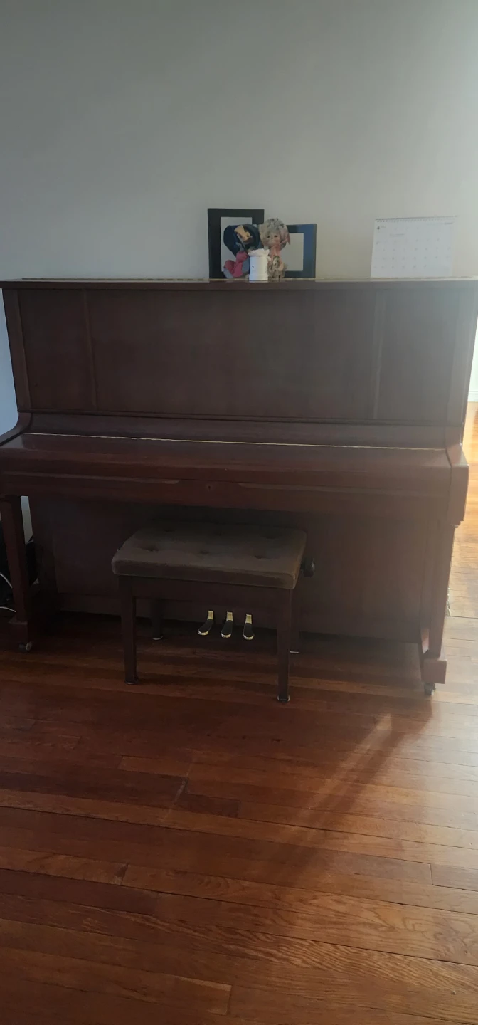 Upright Piano with Bench