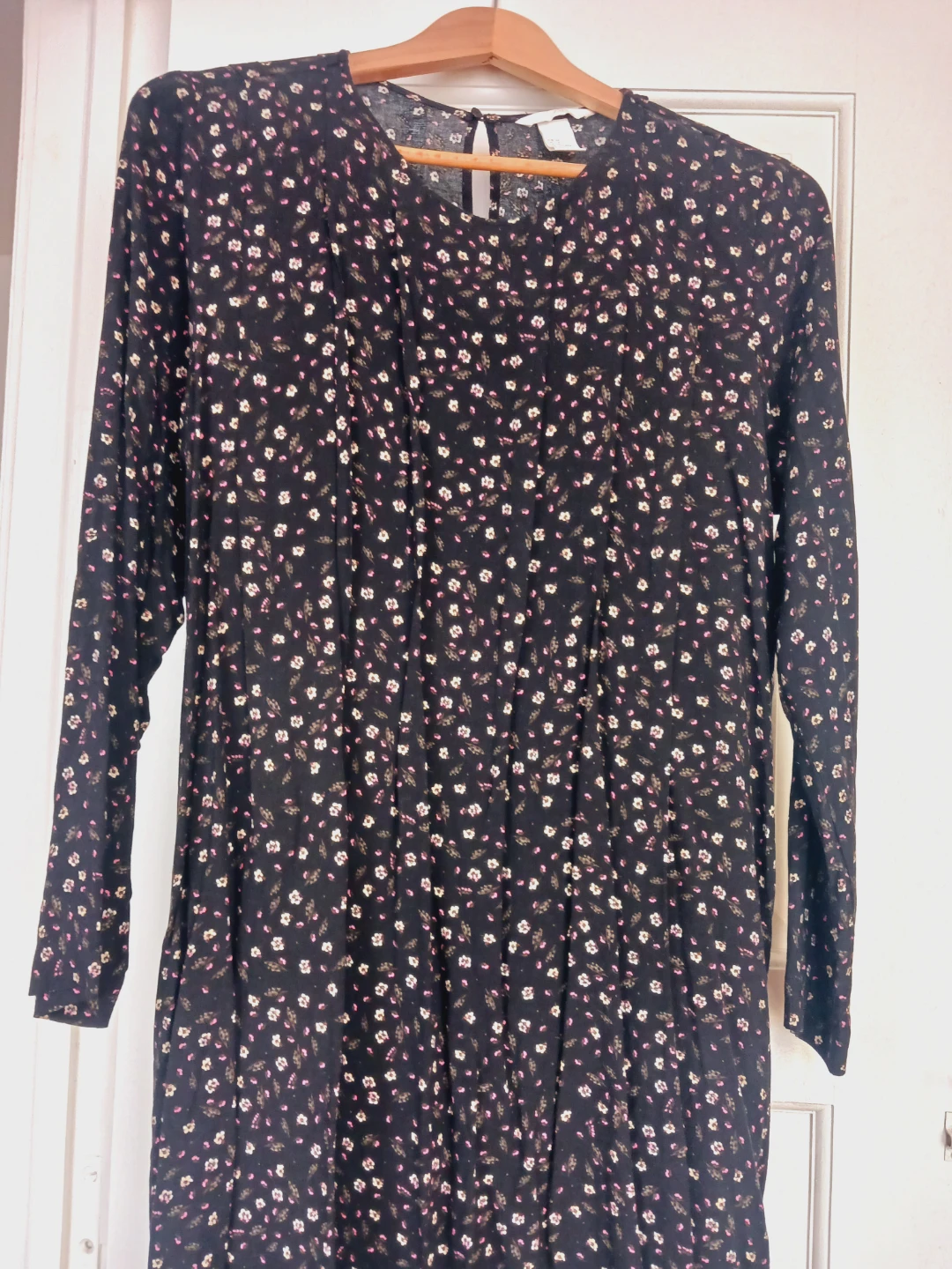 New !! H&M Floral Print Dress with Long Sleeves 14. - photo 3