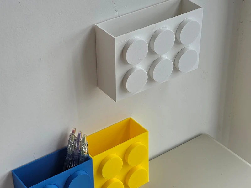 LEGO-Style Desk Organizer - rectangle and square - photo 2