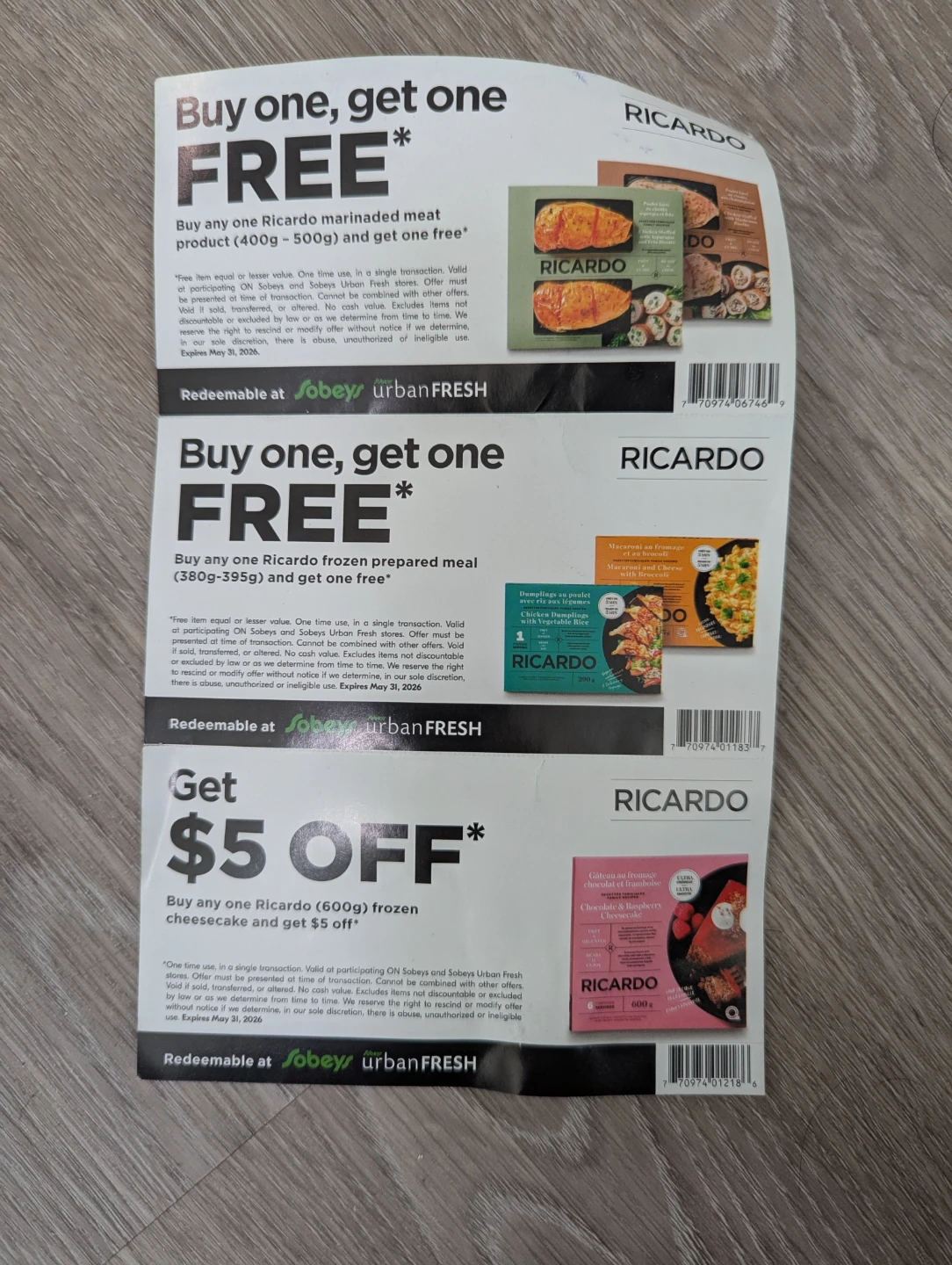 Ricardo Buy One Get One Free Coupons - Various Items ⚽