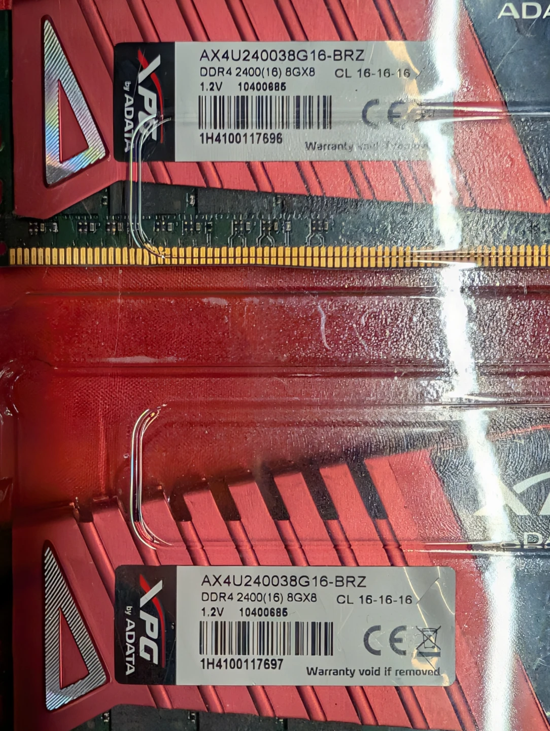 XPG ADATA DDR4 2400MHz RAM 16GB (2x8GB) CL16 - photo 3