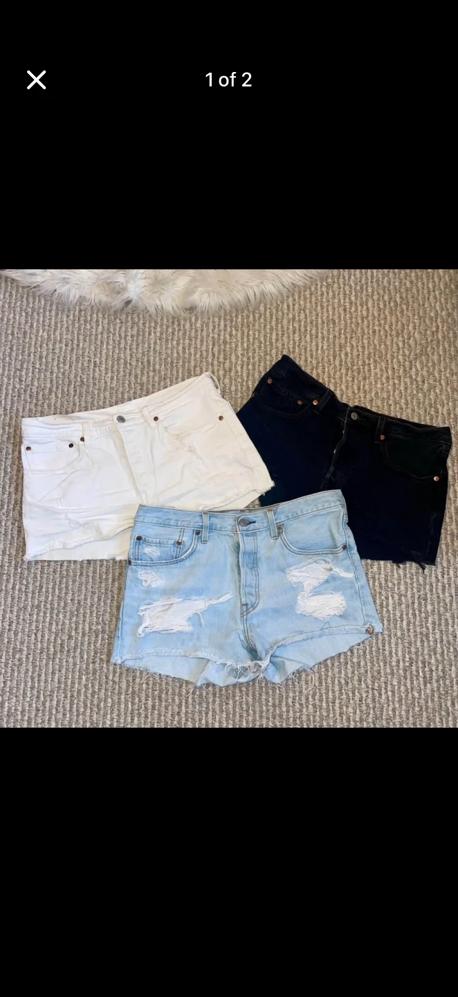 ⚽Levi's Women's Denim Shorts Bundle