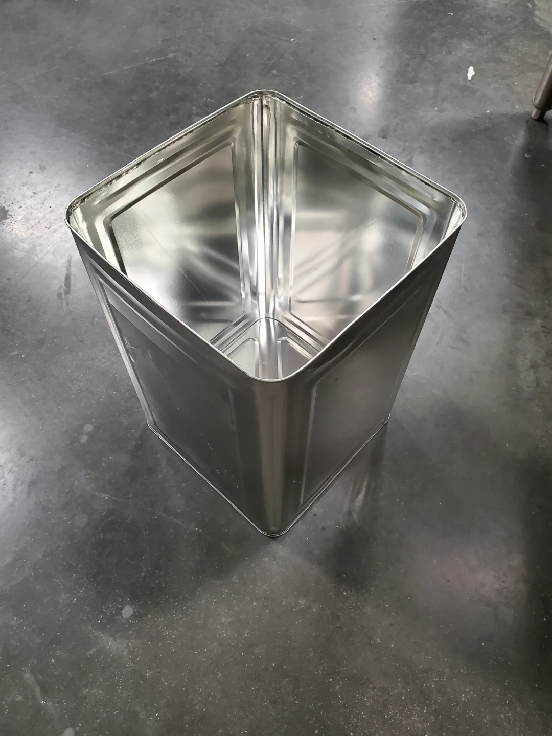 Large Metal Tin Canister - photo 4