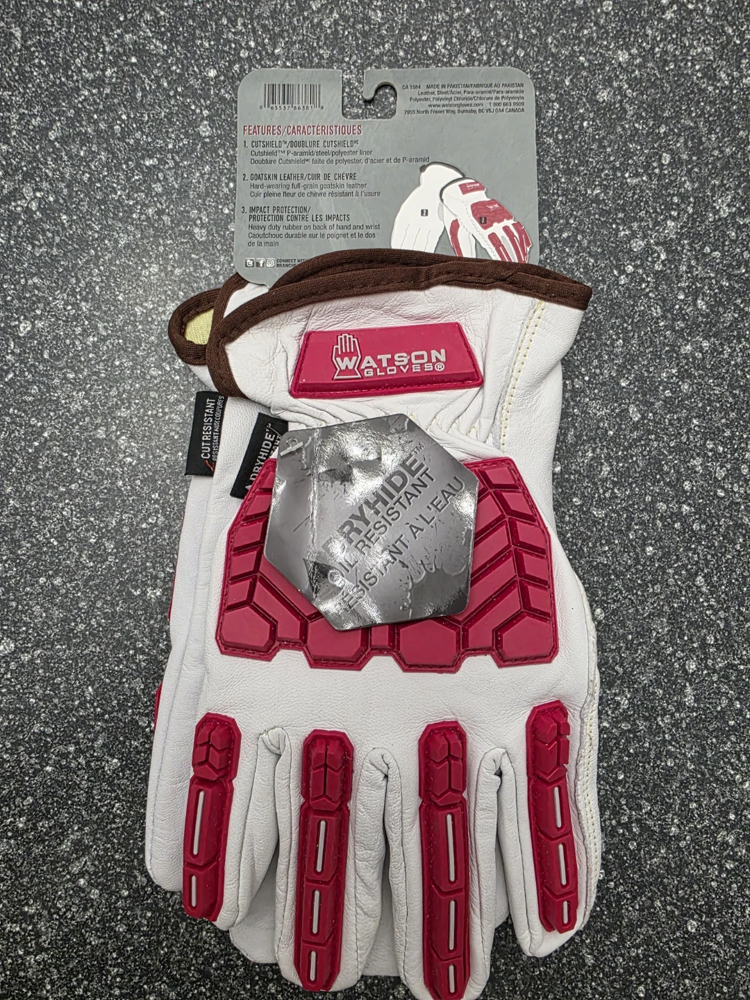 Watson Van Goat Cut & Impact Protection Gloves - L/G