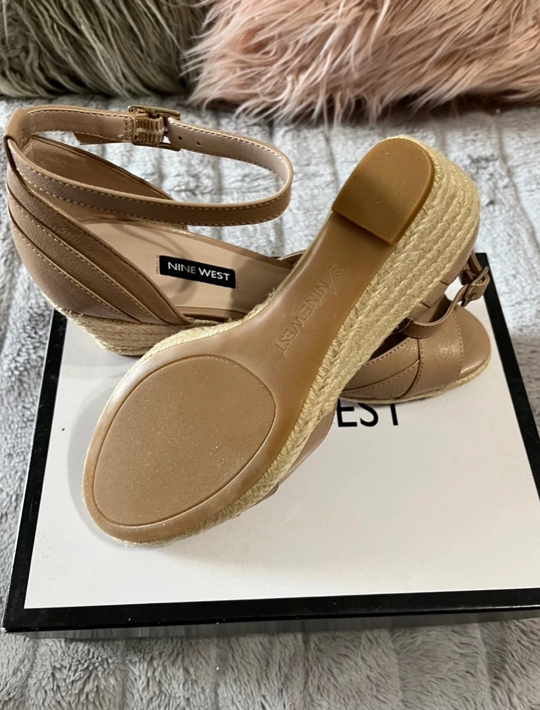 NEW Nine West Johanna Wedge Espadrille Sandals ⚽ - photo 2
