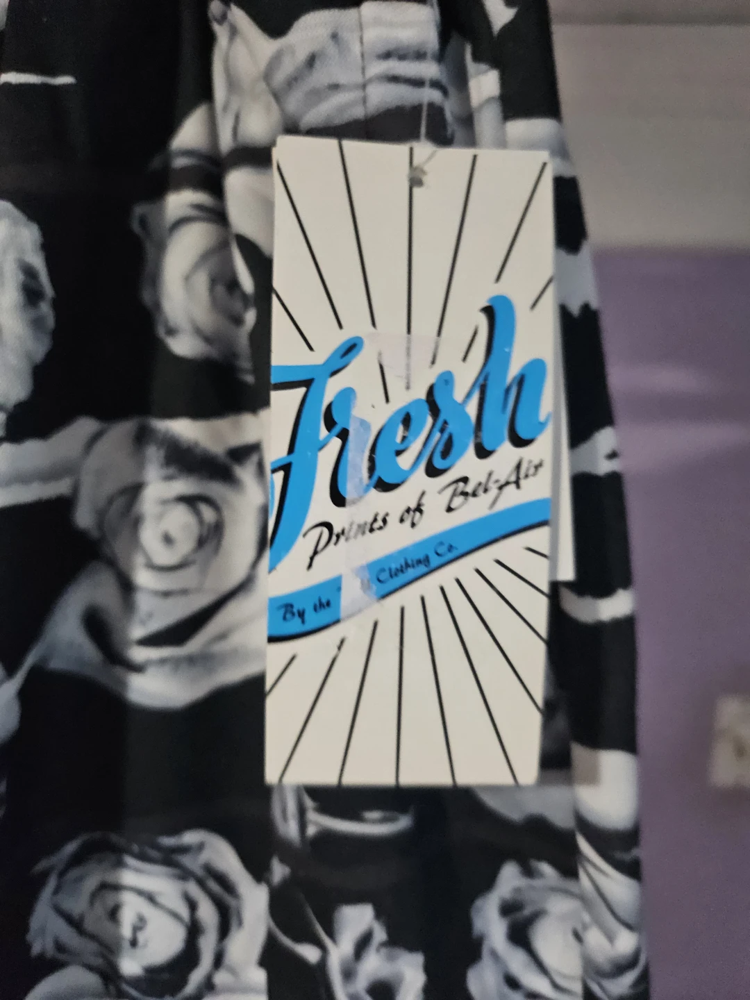 Fresh Prints of Bel-Air Black Rose Pattern Pants - photo 4