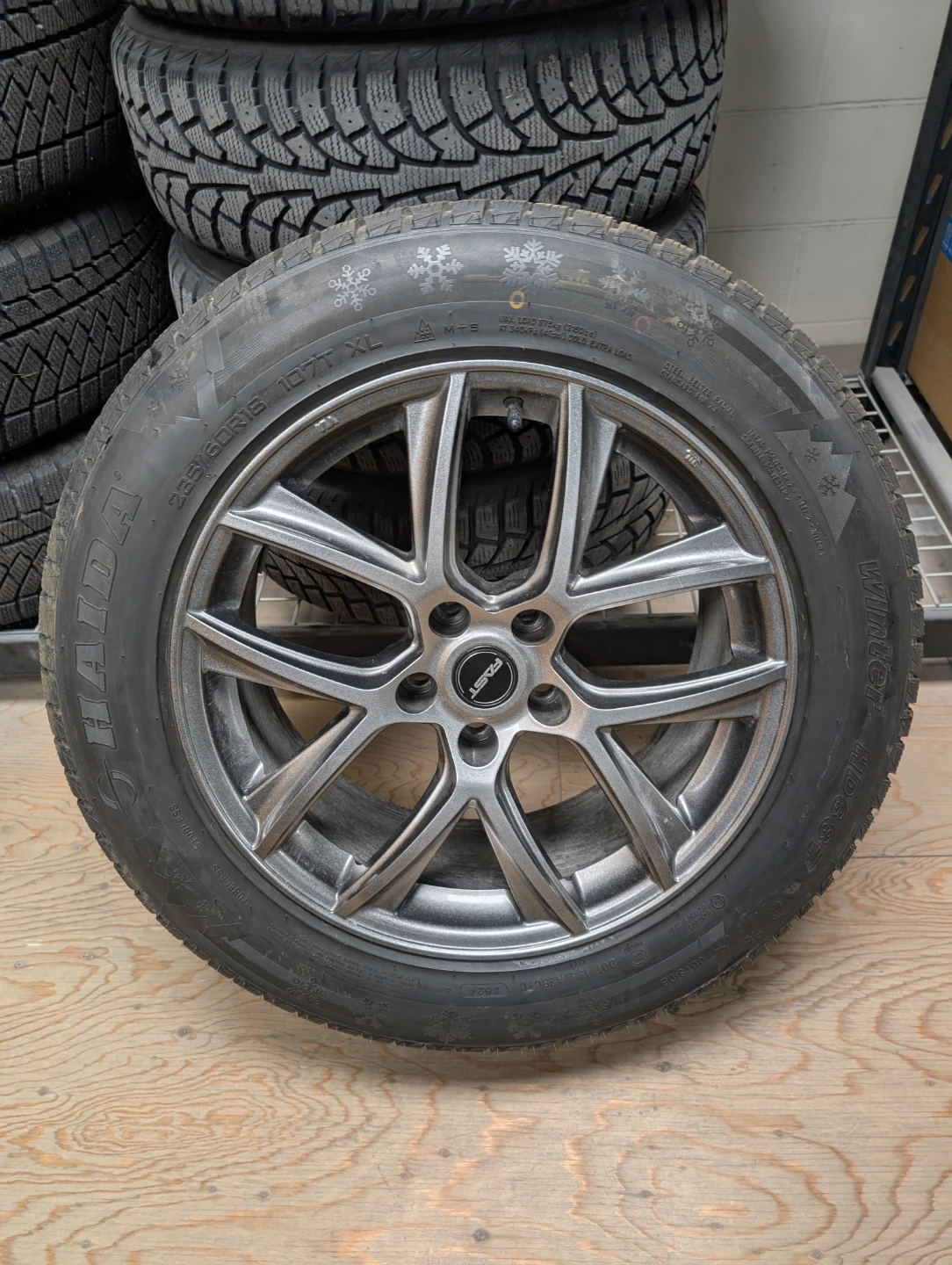 4 Fast 18"x8" Rims - 5x114.3 with Winter Tires 235/60 R18