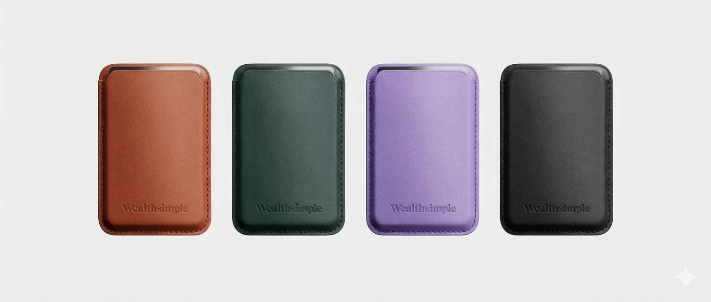 Wealthsimple Card Holder - Purple - photo 3