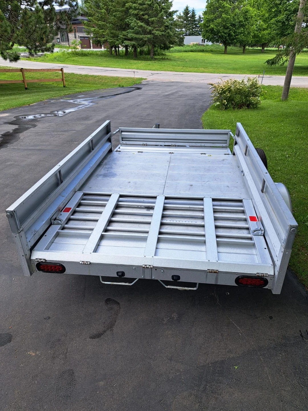 2023 5x7 galvanized utility trailer - photo 3