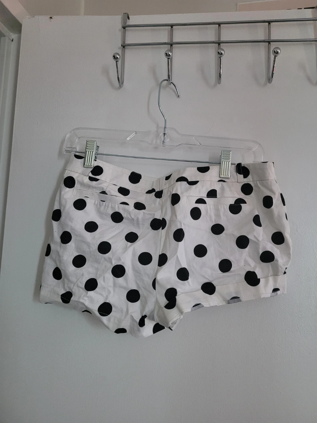 White Polka Dot Shorts - photo 2