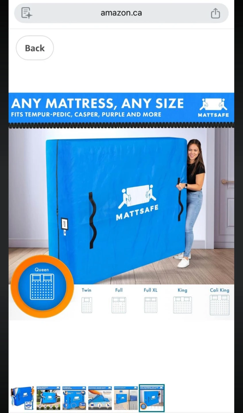 Moving Queen Mattress Bag ⚽️ - photo 3