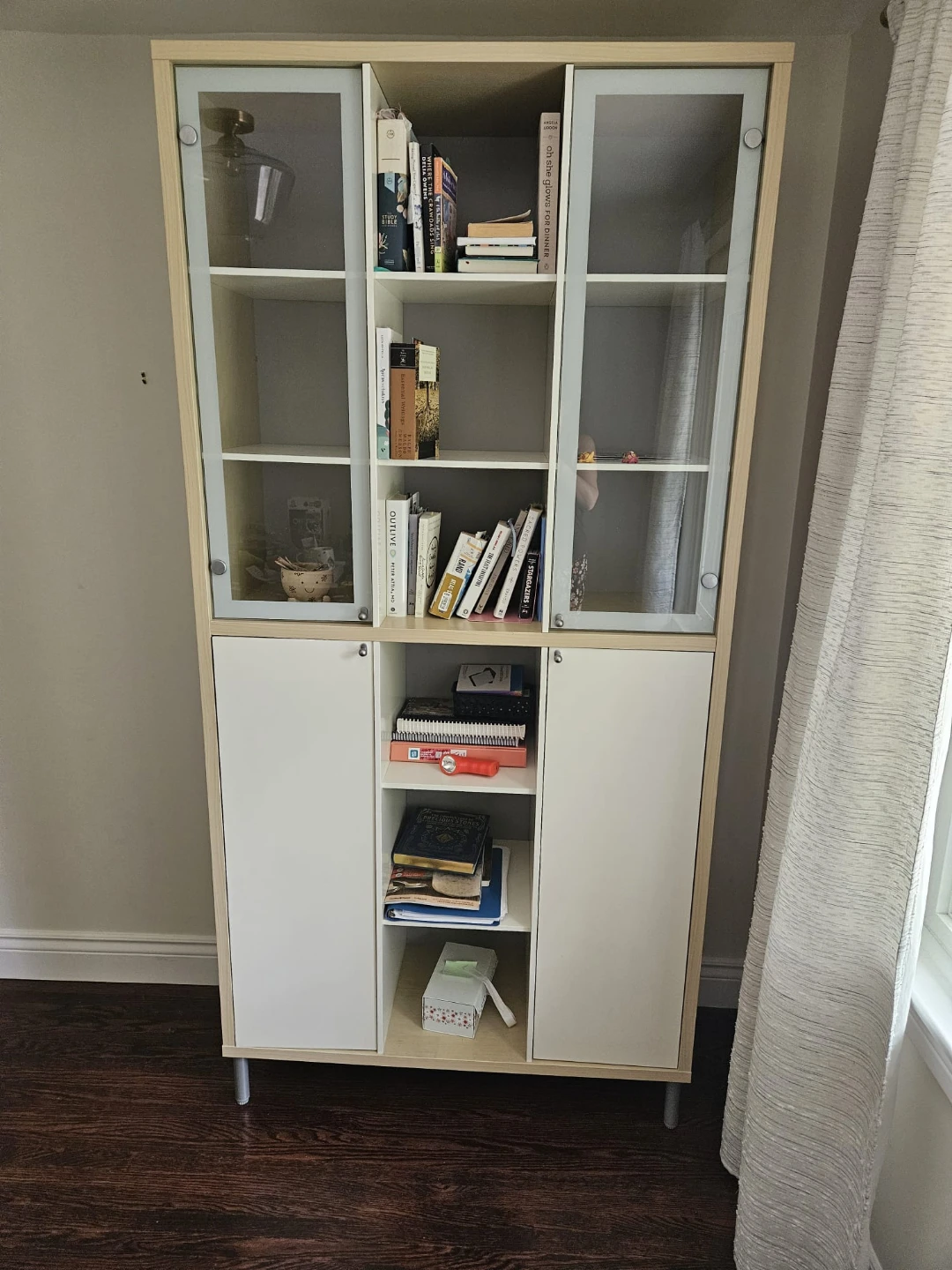 Wood and Glass Cabinet