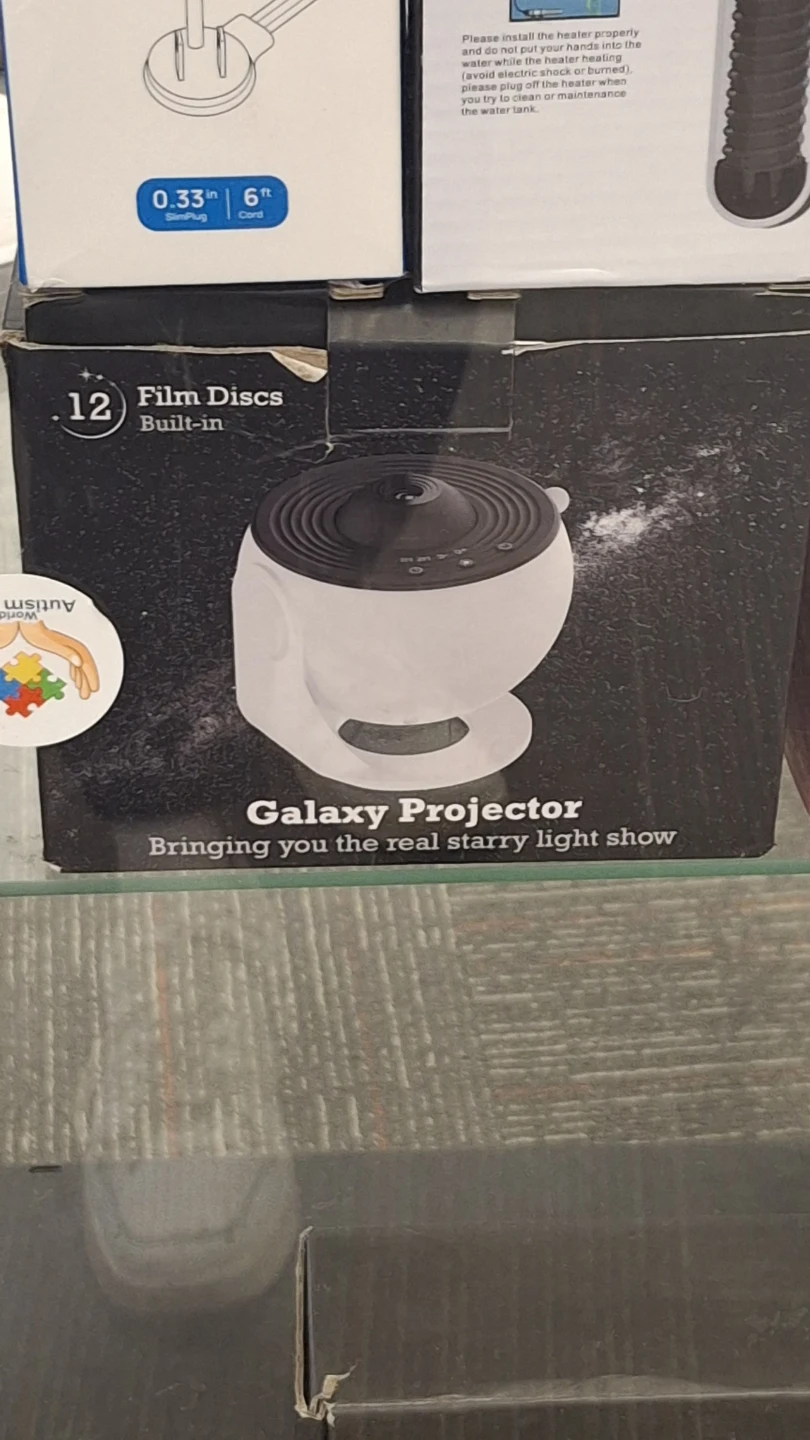 Galaxy Projector with 12 Built-in Film Discs
