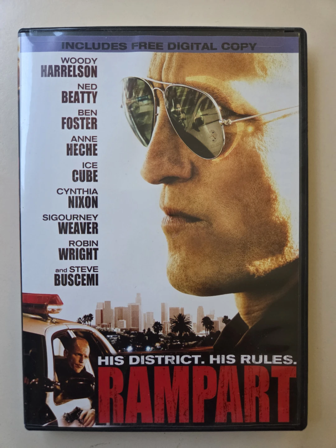 Rampart DVD Movie His district. His rules