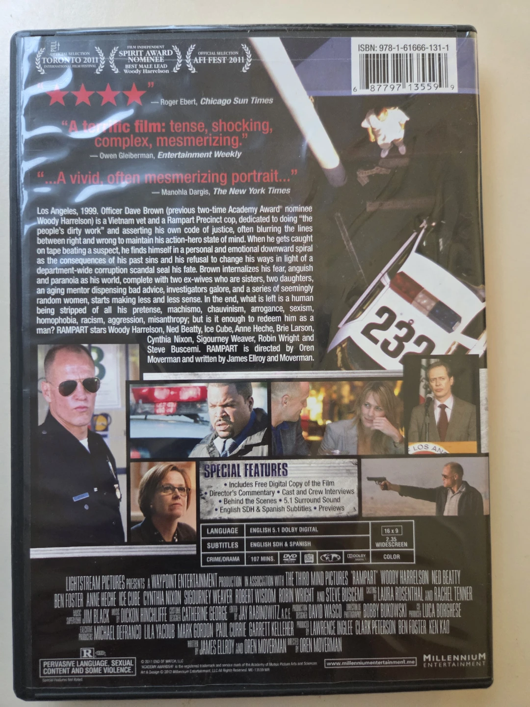 Rampart DVD Movie His district. His rules - photo 2