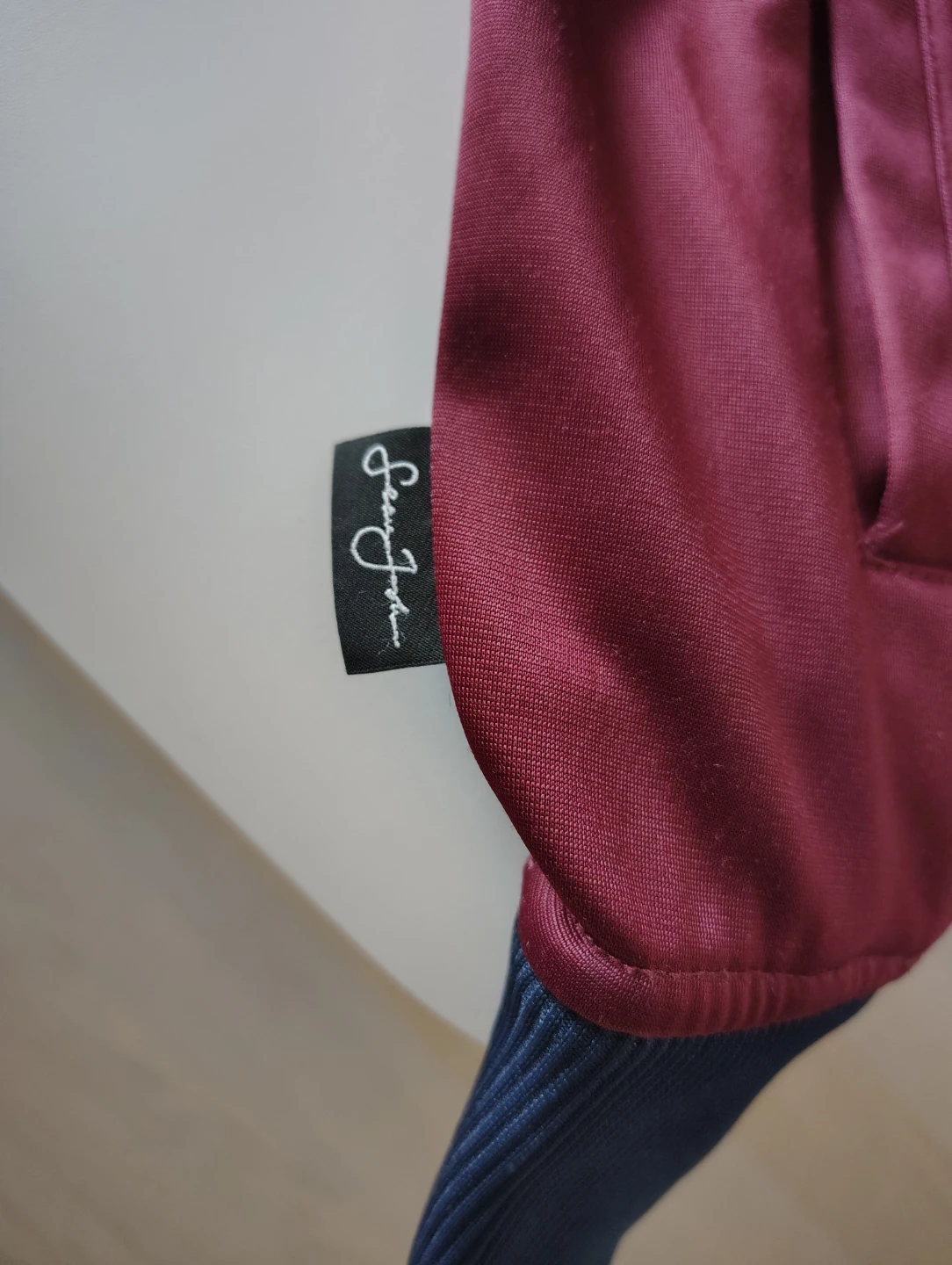 Sean John Vintage Track Jacket - Maroon/Navy - Size XL - photo 2