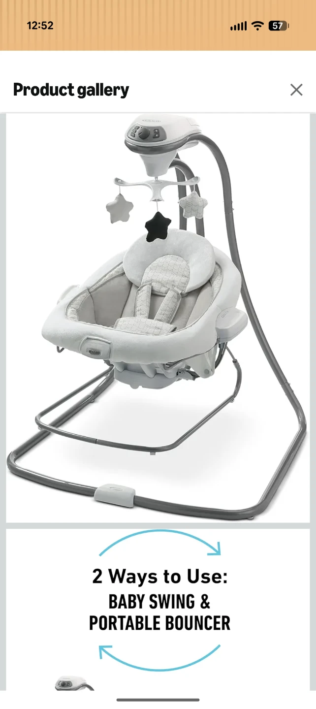 Graco Baby Swing & Portable Bouncer