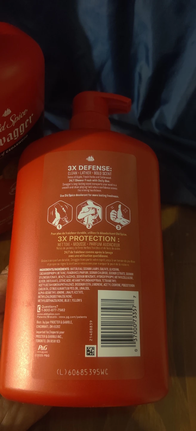 Old Spice Swagger Body Wash - Cedarwood Scentx2 - photo 4