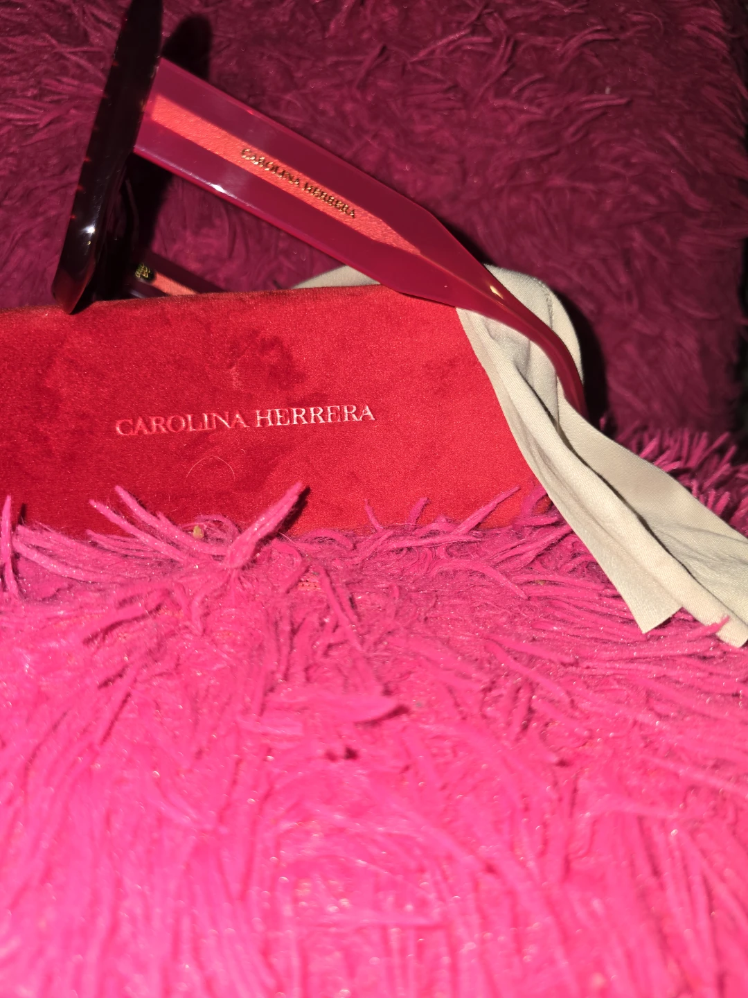 Carolina Herrera Sunglasses with Rhinestones - photo 2