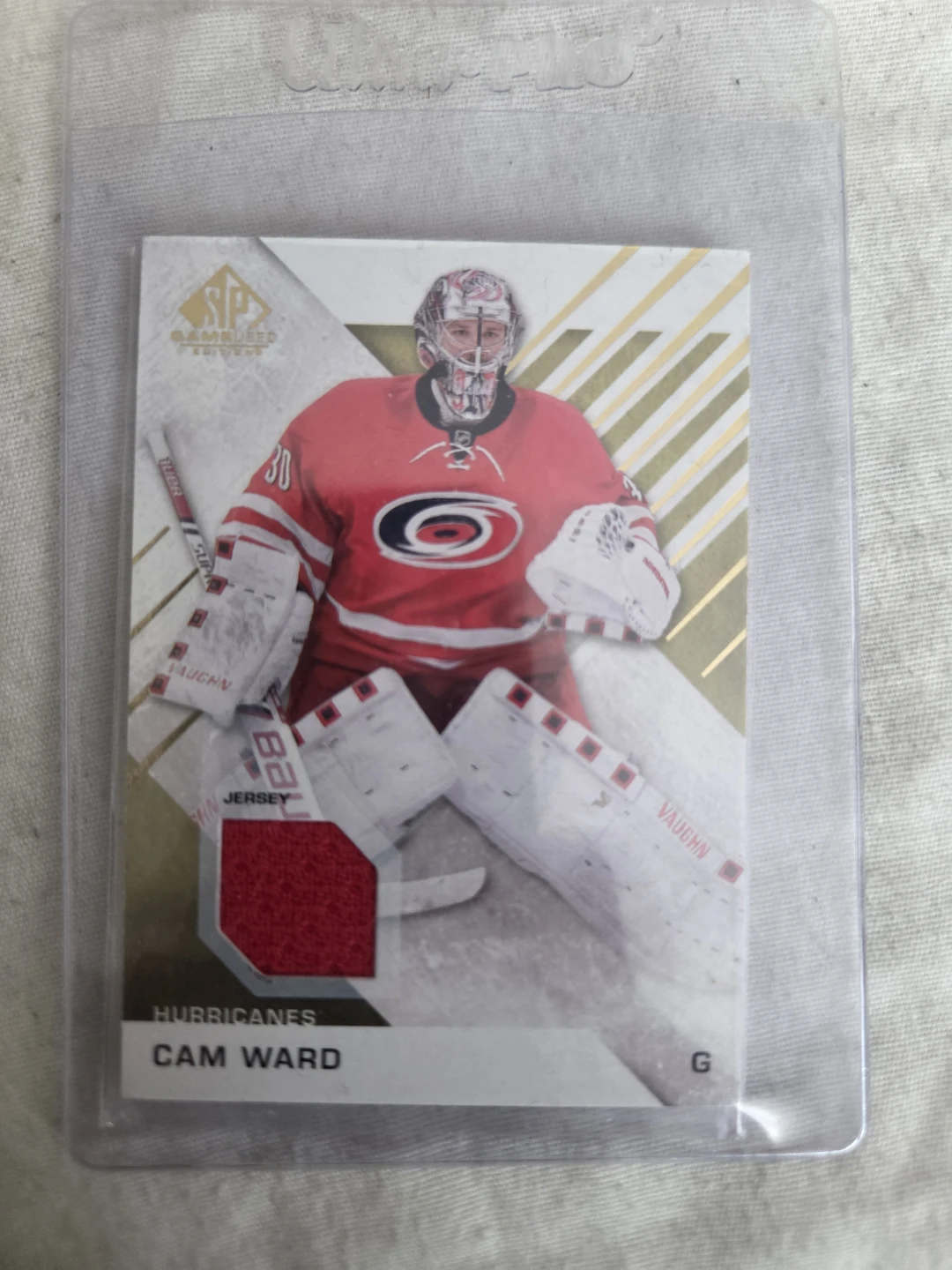 2016-17 SP Game Used Hockey Cam Ward Trading Card