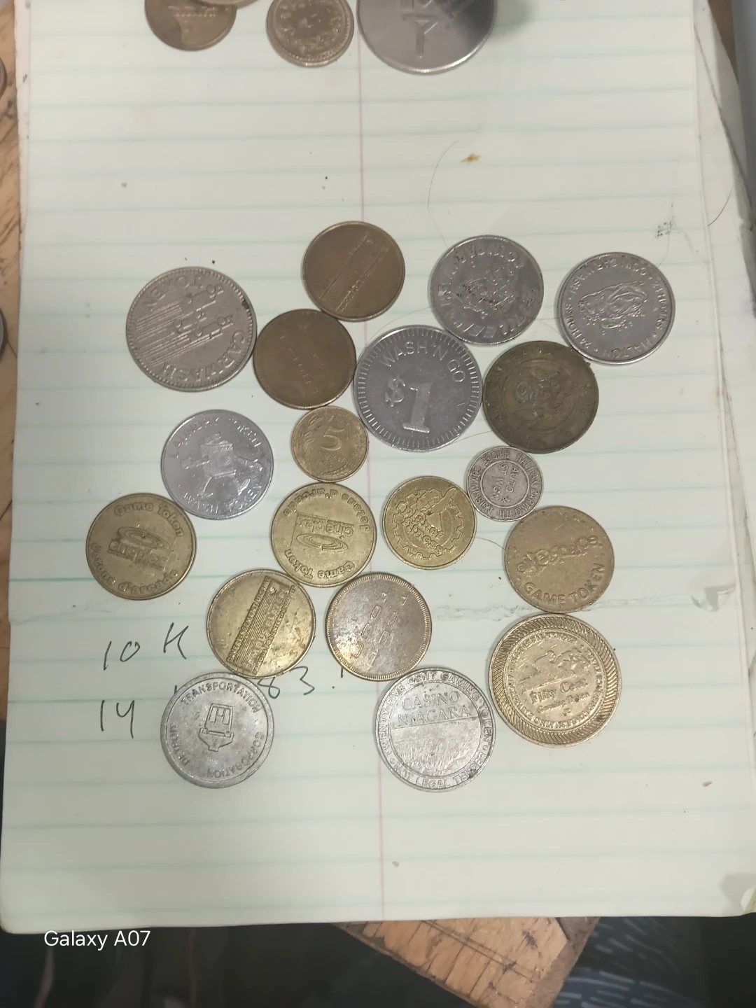 Collection of various coins and tokens - photo 2
