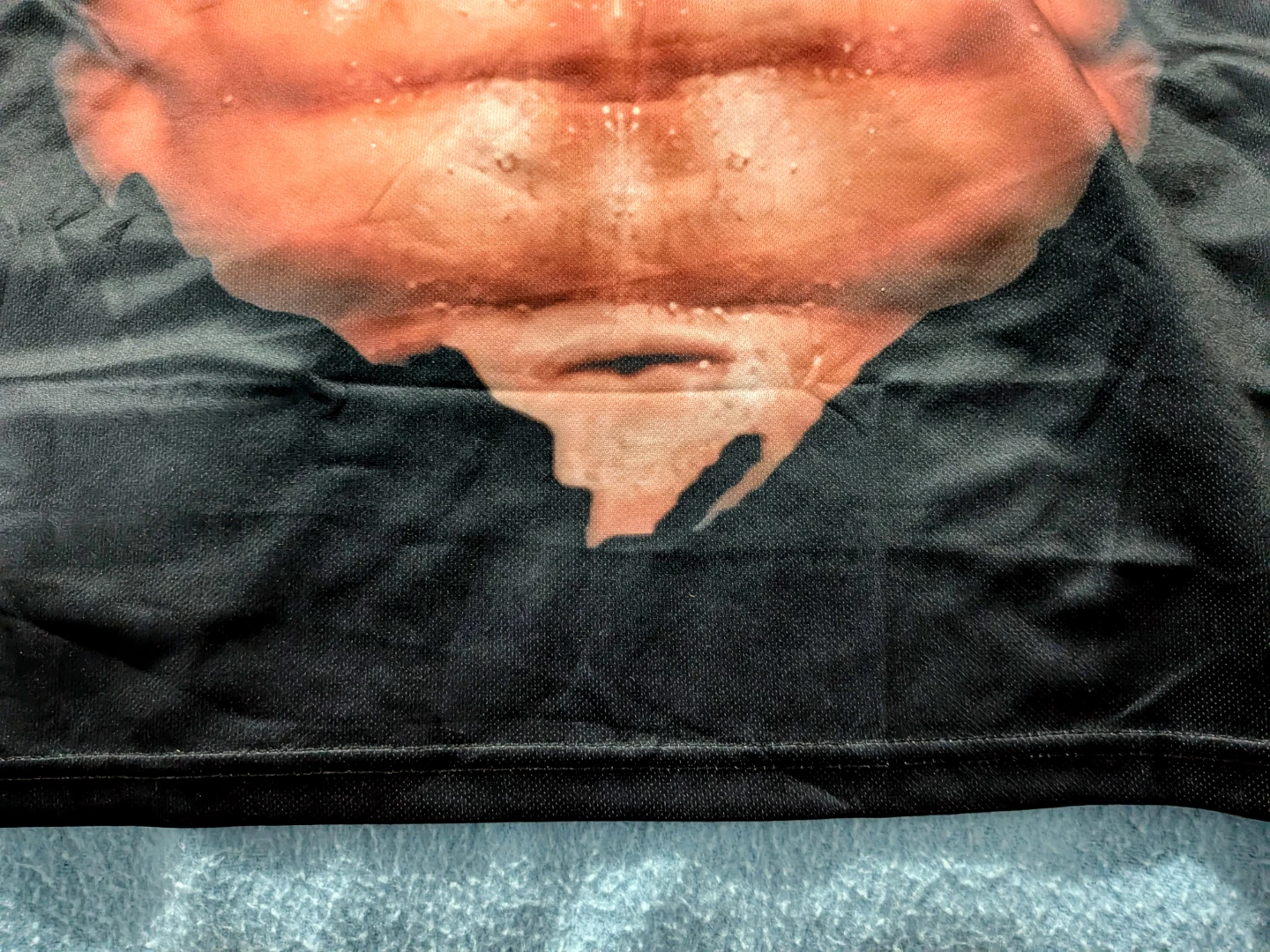 Black T-  Shirt For Men / Teens With Torn  Muscularr 3D Design. - photo 3