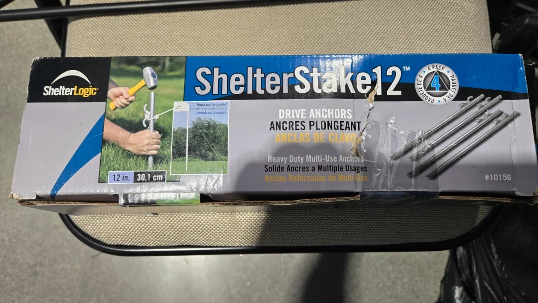 ShelterLogic ShelterStake12 Drive Anchors (4 Pack)
