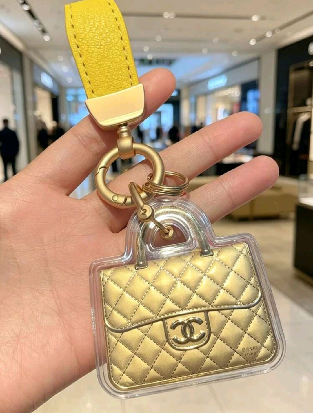 Chanel Inspired Bag Charm Keychain - photo 2