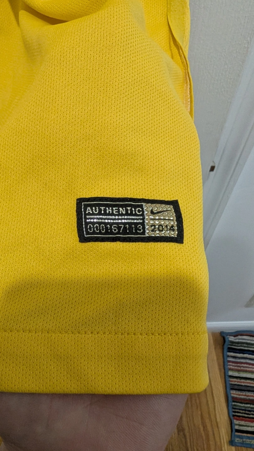 Authentic Nike Brazil  2014 Jersey - photo 2
