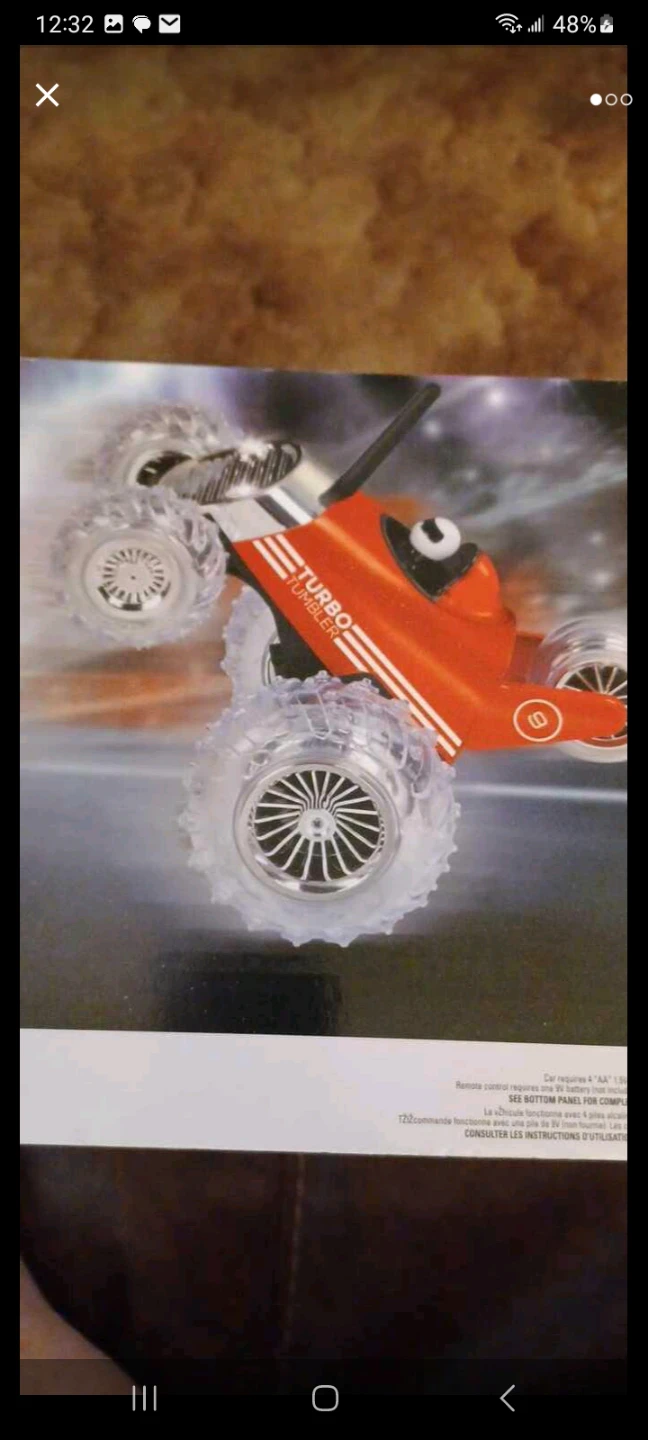 Thunder Tumbler Radio Controlled Stunt Car