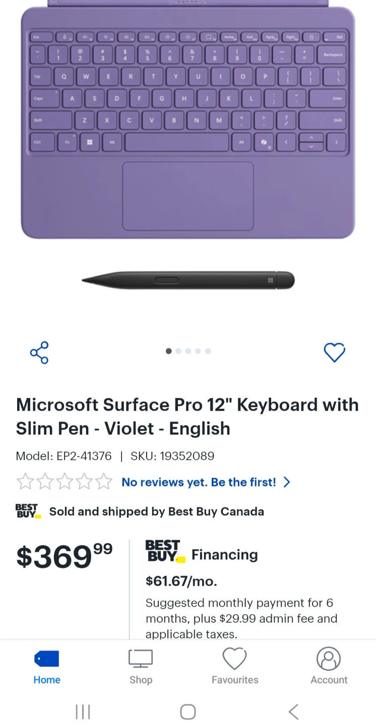 Microsoft Surface Pro 12" 512GB Tablet - Violet - photo 5