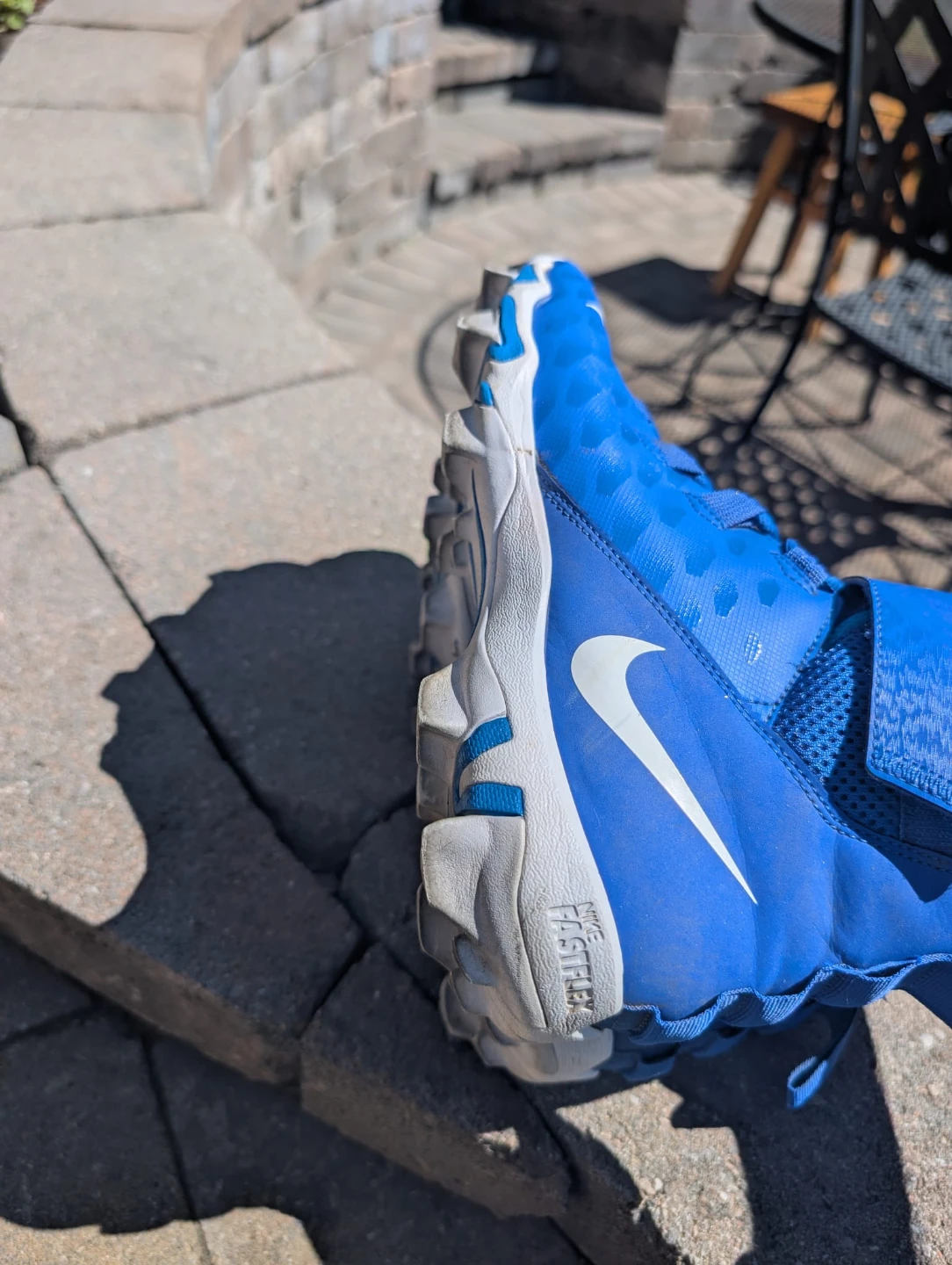 Blue Nike Force Fastforce Football Cleats - Men's 10 - photo 4