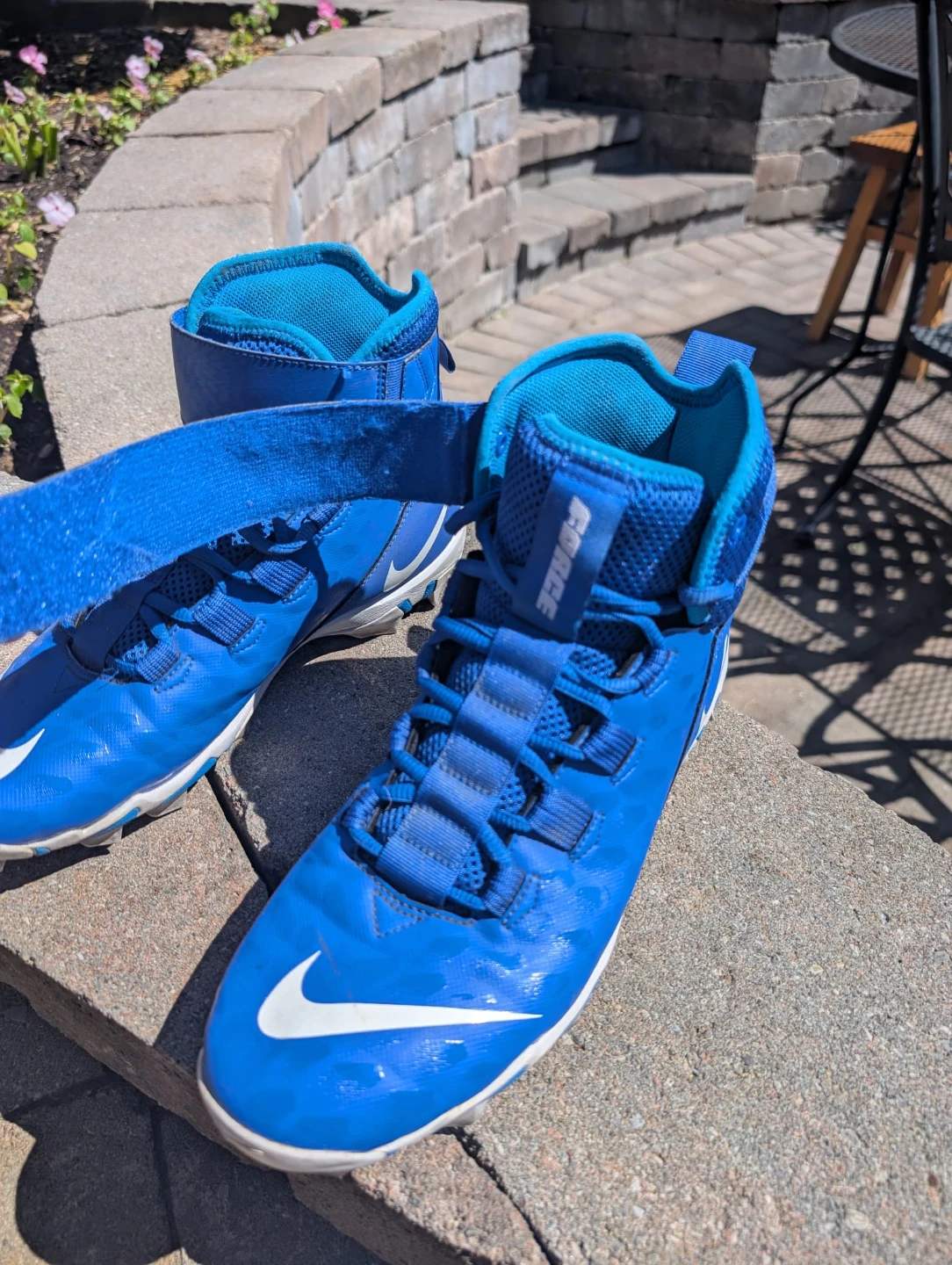 Blue Nike Force Fastforce Football Cleats - Men's 10 - photo 5