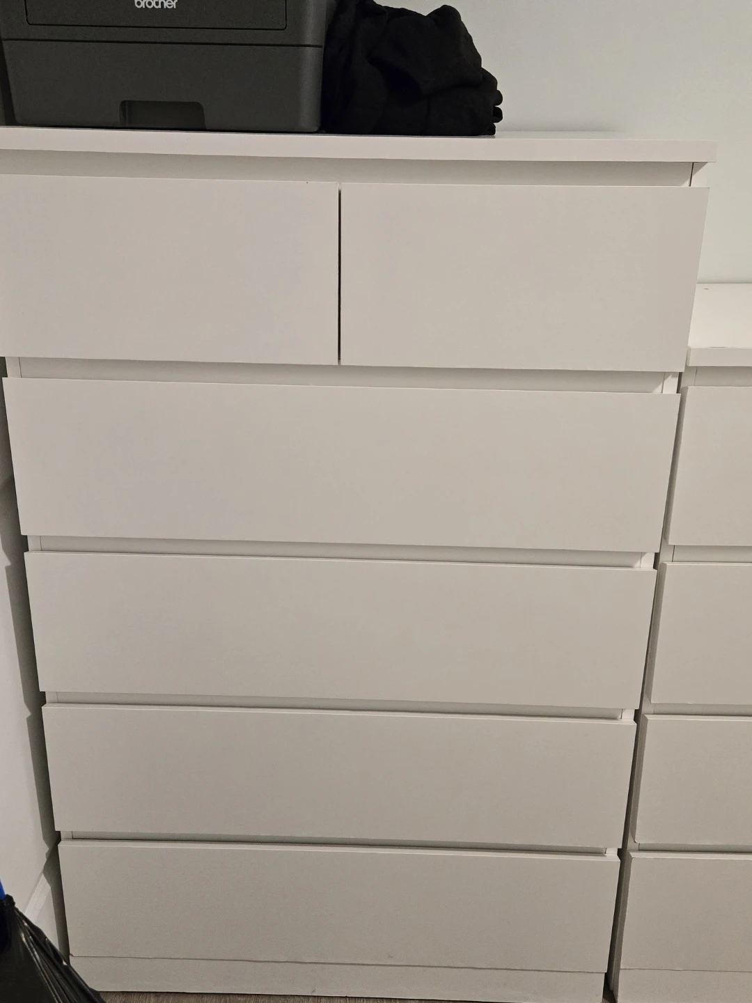 IKEA Malm 4 & 6 Drawers (white)