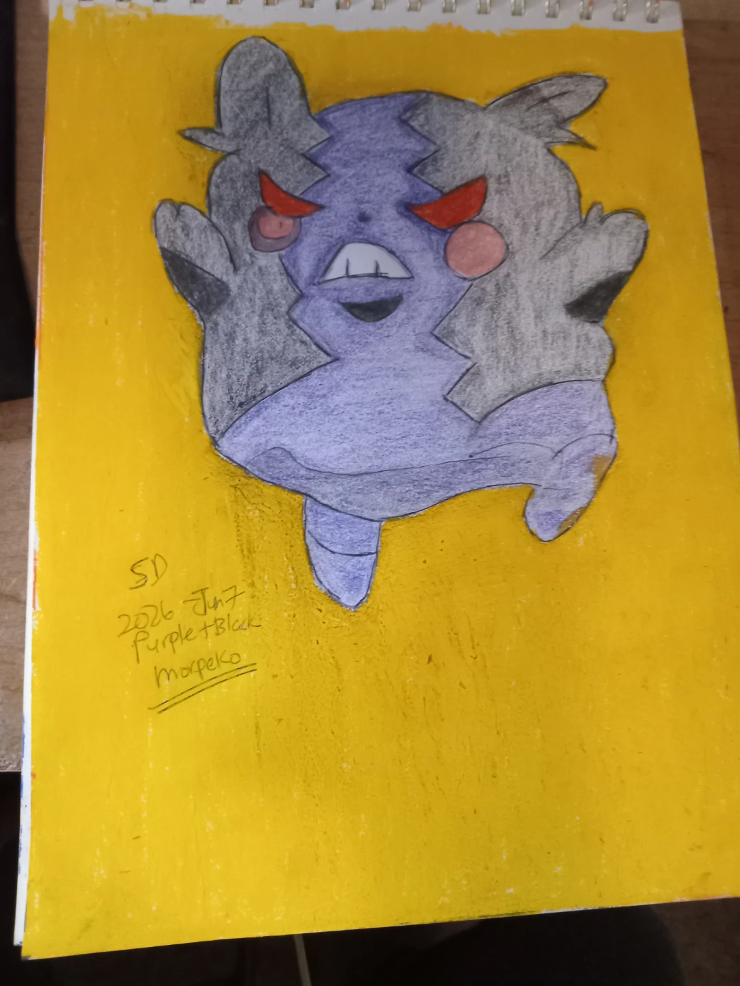 MORPEKO WITH YELLOW BACKGROUND PORTRAIT - photo 2