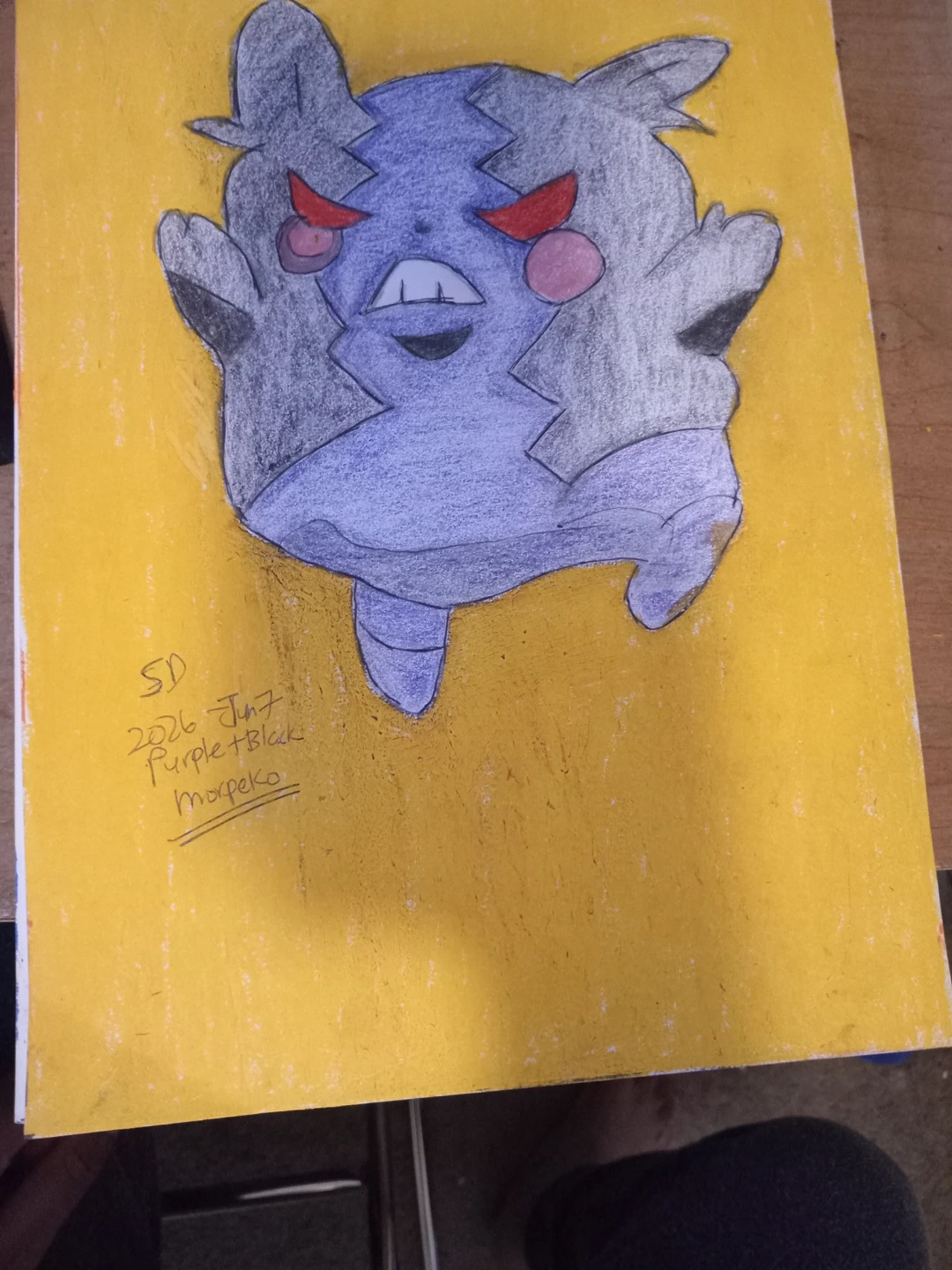 MORPEKO WITH YELLOW BACKGROUND PORTRAIT - photo 3
