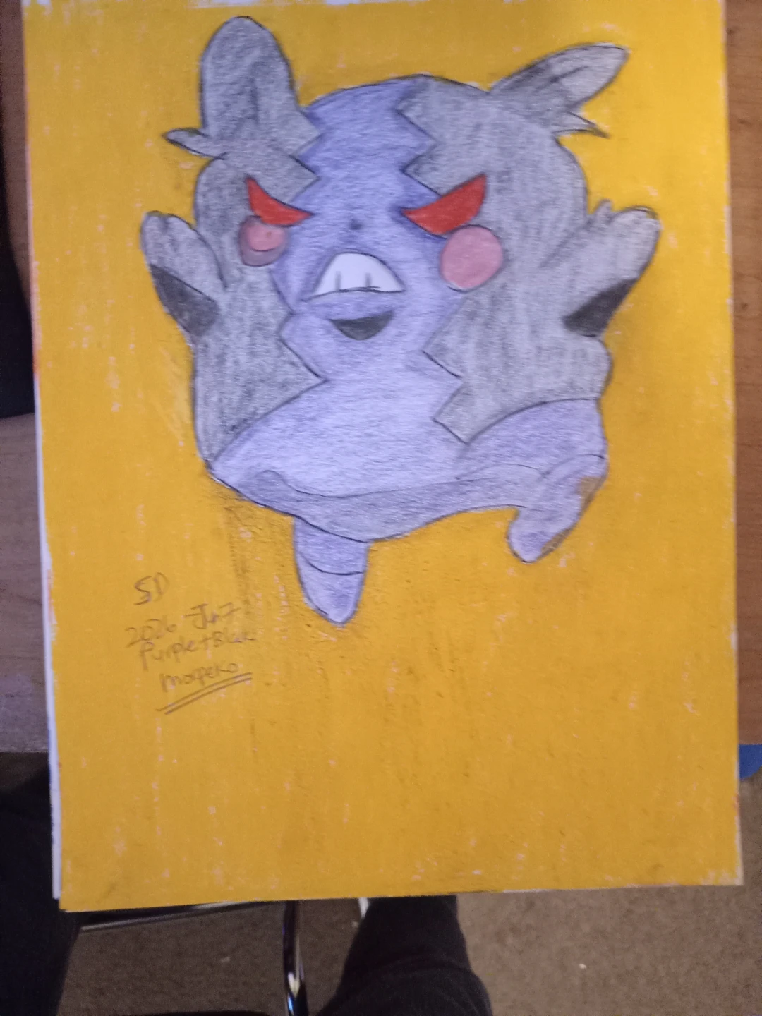 MORPEKO WITH YELLOW BACKGROUND PORTRAIT - photo 4
