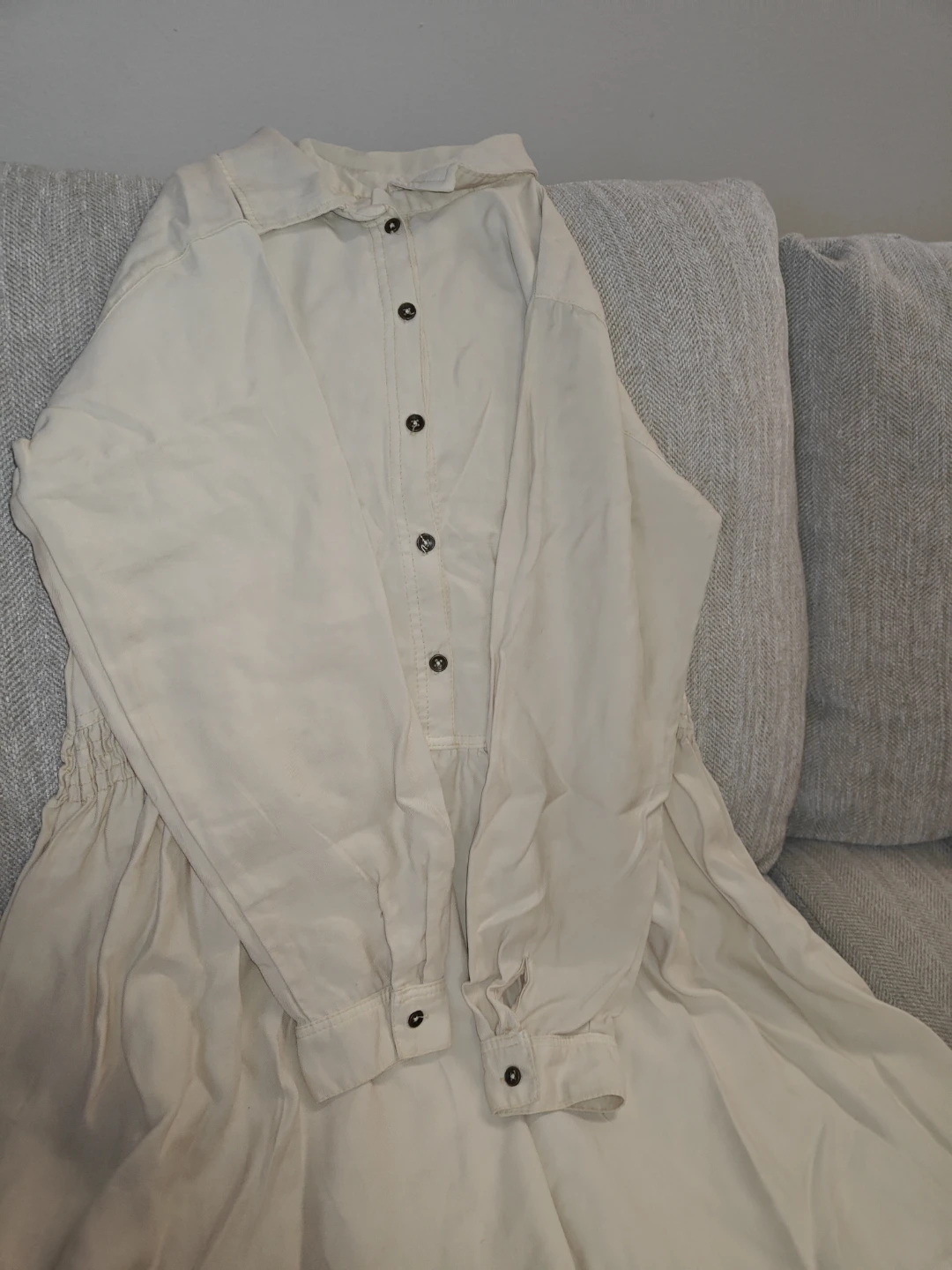 Zara Kids Cream Button-Up Dress - photo 3