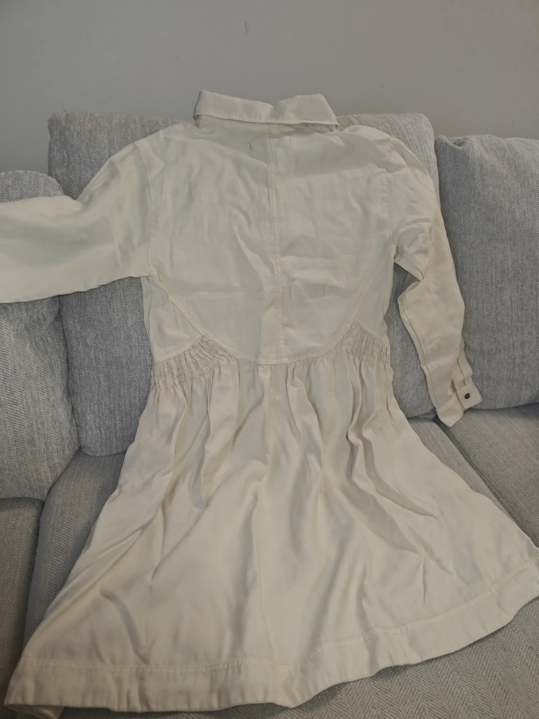 Zara Kids Cream Button-Up Dress - photo 4