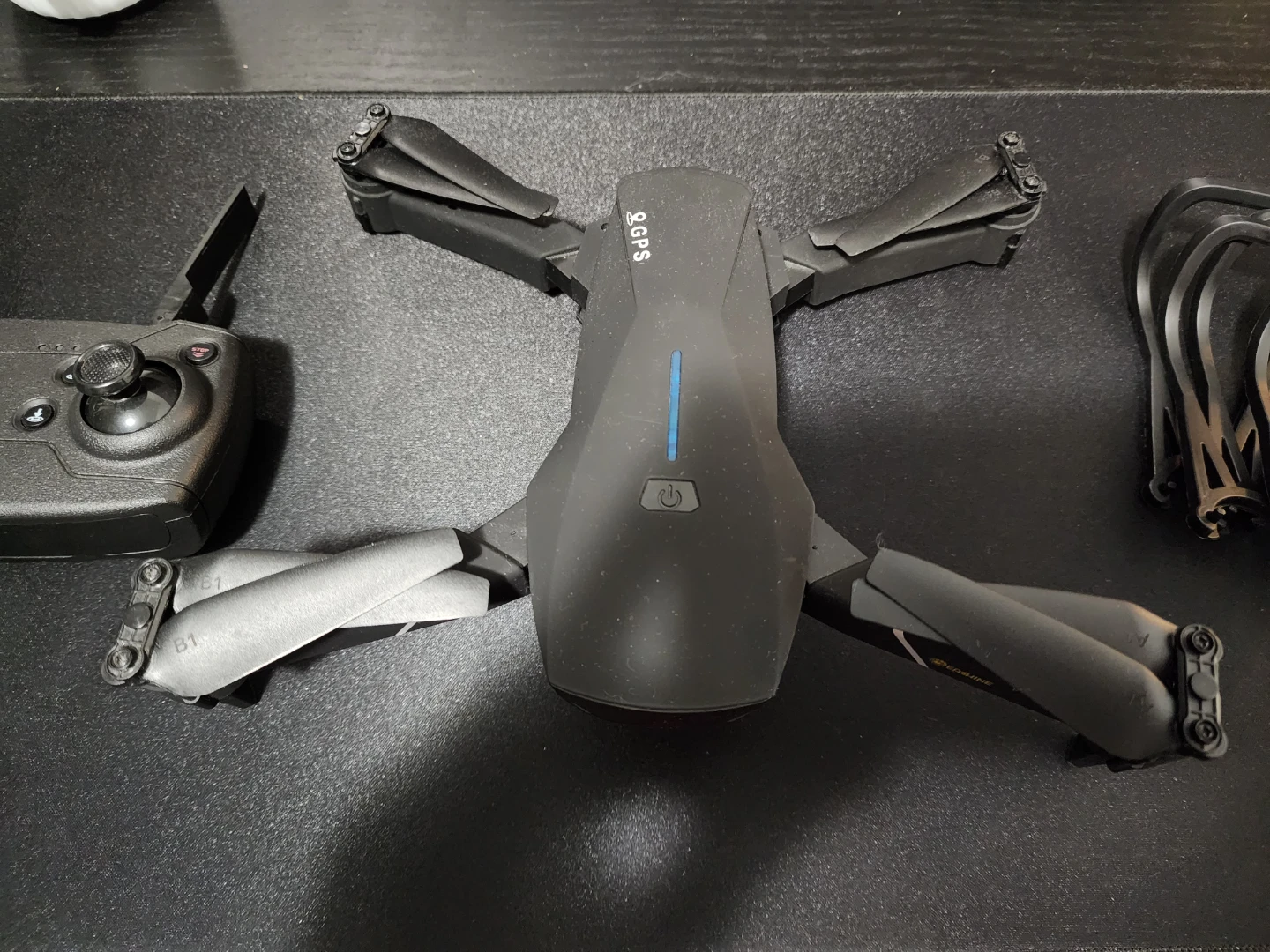 EACHINE Black Drone with Remote and Propeller Guards